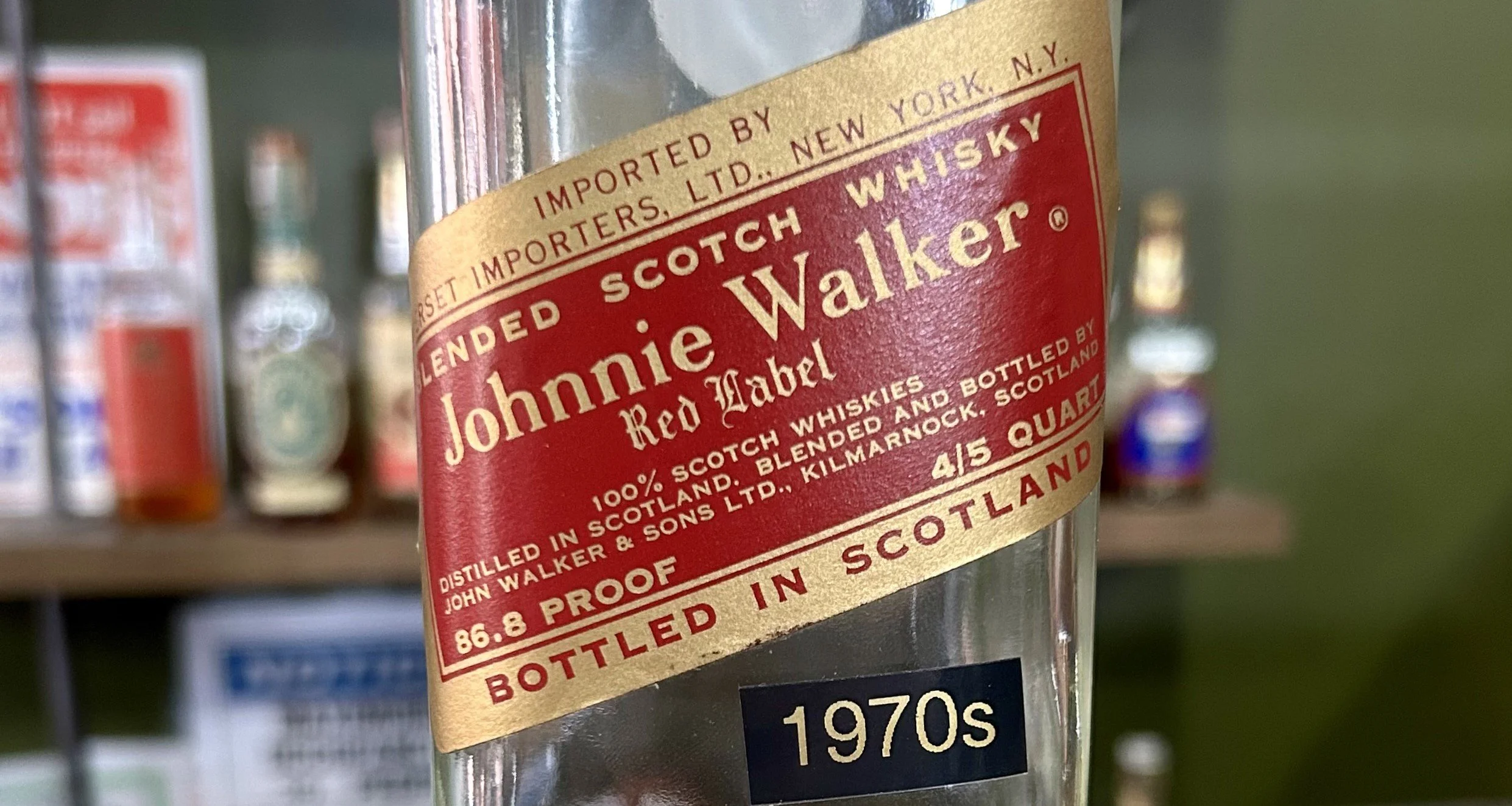 Review #587 - Johnnie Walker Red Label (1970s Bottling) — Me, My